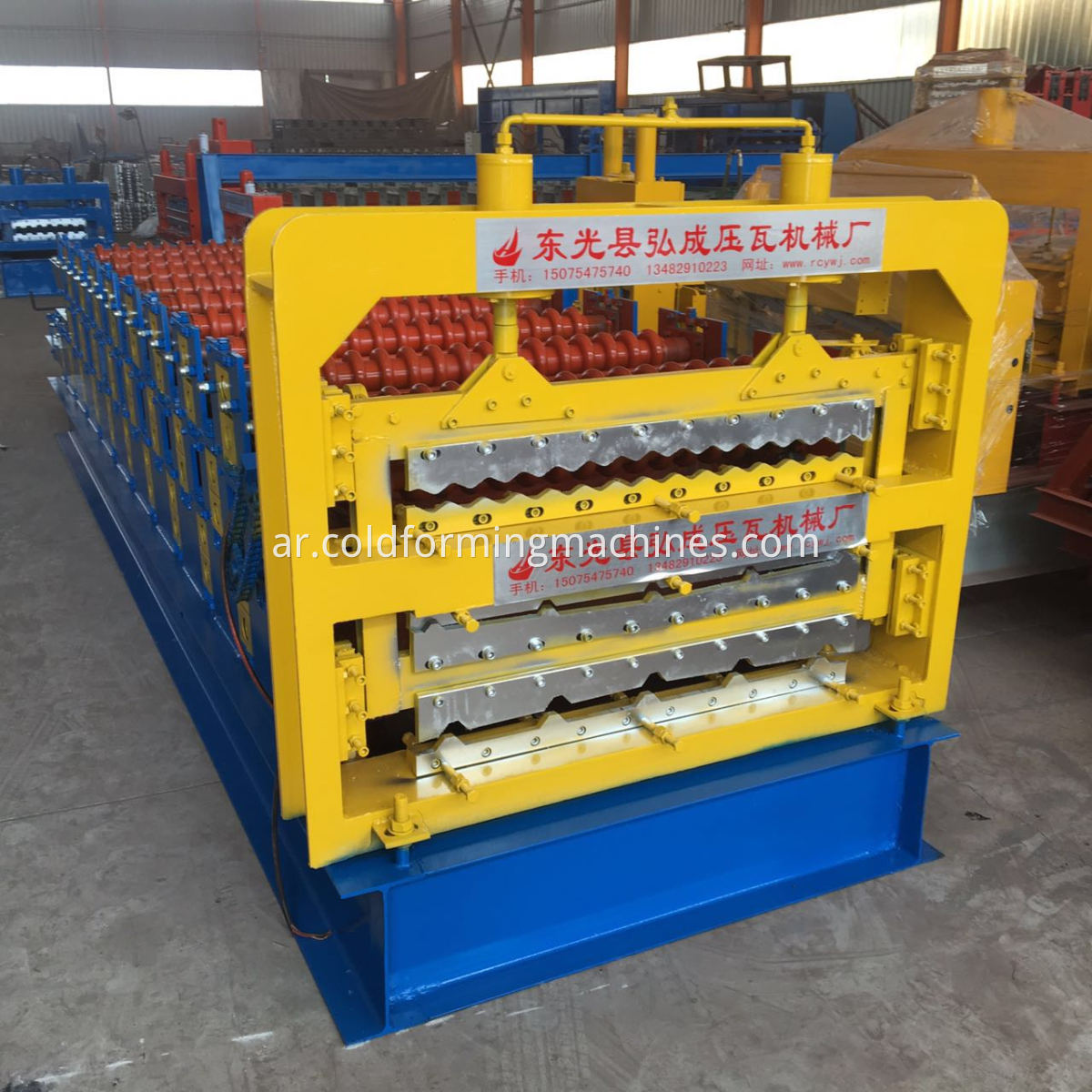 Three Deck Tile Roll Forming Machine 1